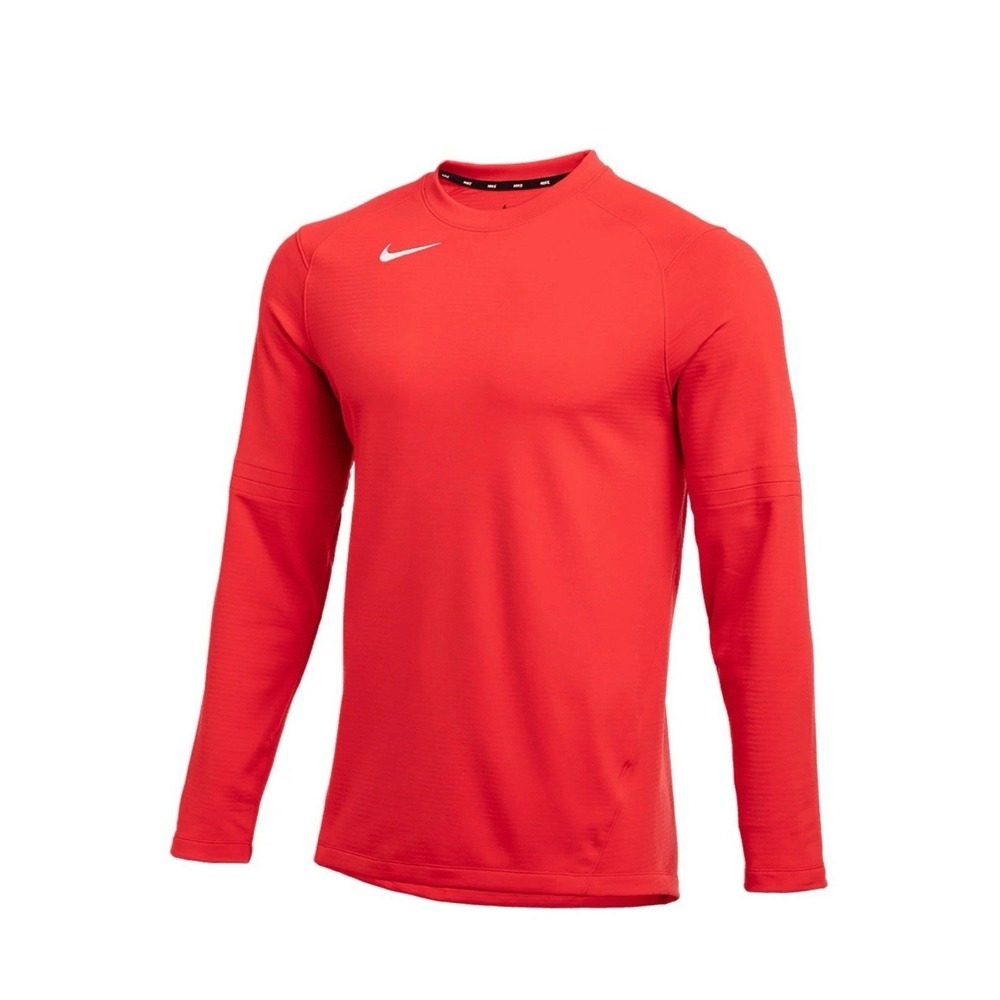 NEW Nike Dri Fit Women's Long Sleeve Pre-Game Softball Heather Red Size Medium